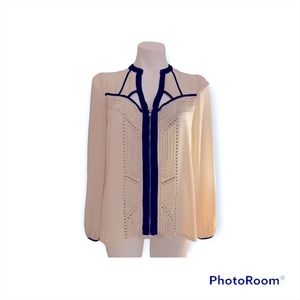 Silky dressy long sleeve top